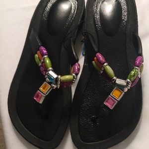 Women’s Eva beaded slide
